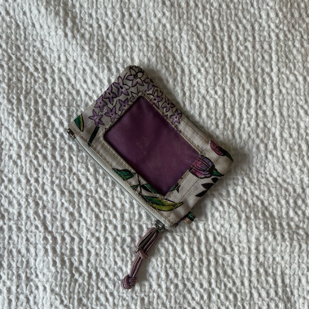 Floral Purple Vera Bradley Cardholder